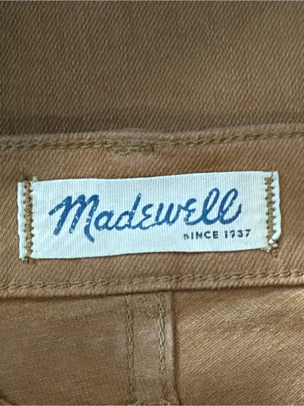 MADEWELL Flea Market Flare Brown High Rise Jeans Size 25 - Picture 9 of 11